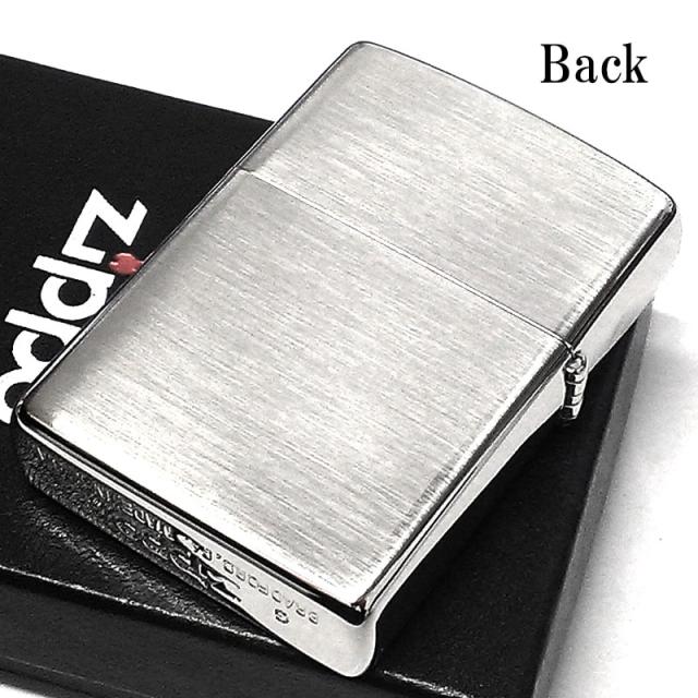 ZIPPO ライター プラチナドラゴン ジッポ シルバーサテン エッチング彫刻 おしゃれ かっこいい メンズ レディース_2