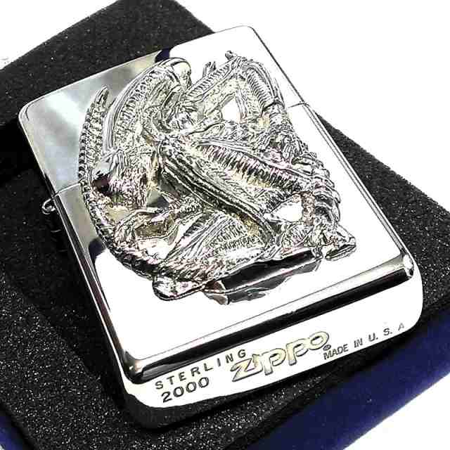 エイリアン zippo スターリングシルバー - タバコグッズ