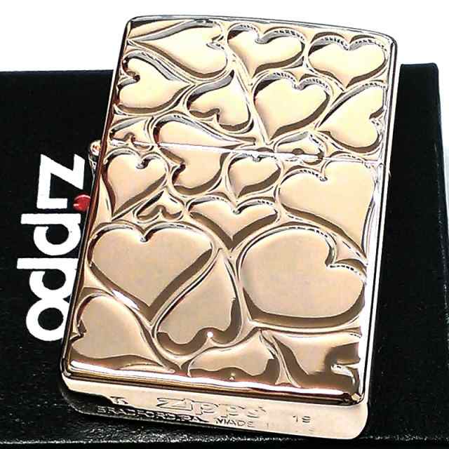 ZIPPO ライター ハート FILL LOVE ジッポ ローズピンク レディース