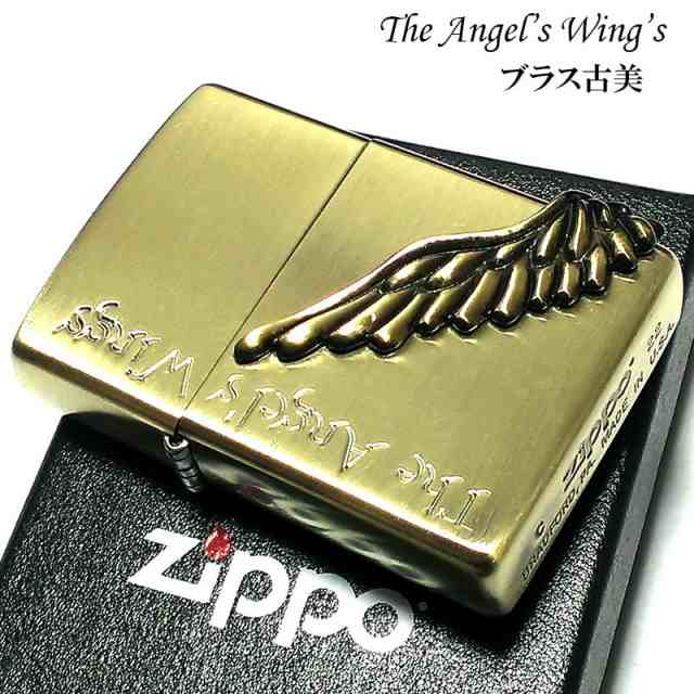 ZIPPO シェルウイング Inlay SV エンジェルウイング 両面 ライター