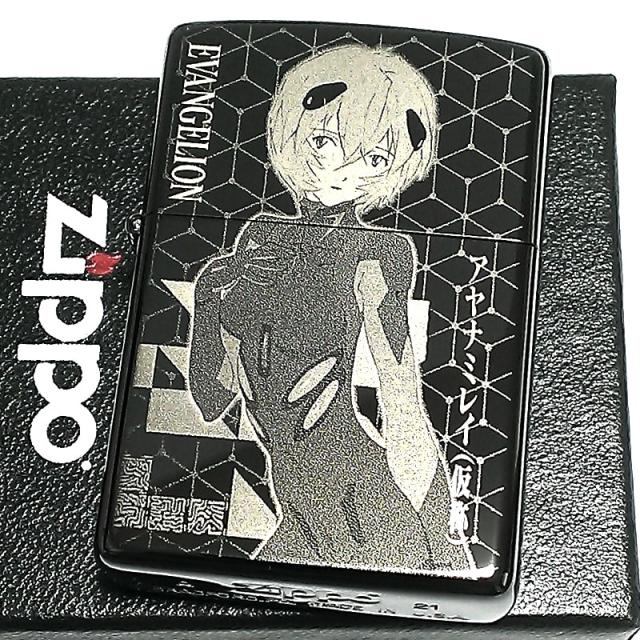 ZIPPO エヴァンゲリオン 2021年 復刻生産 新劇場版 ライター アヤナミレイ ジッポー ブラックチタンコート シリアル入り