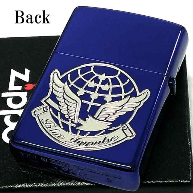 ZIPPO ライター ブルーインパルス 航空自衛隊 ジッポ かっこいい 両面 