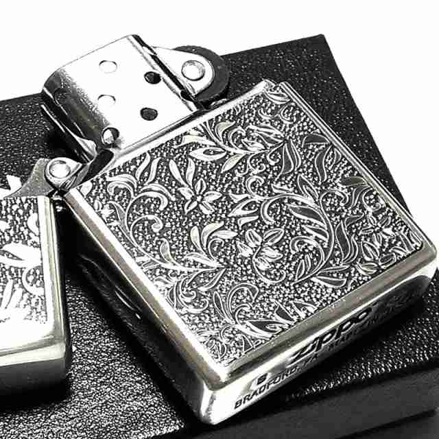 送料無料☆zippo☆2面☆龍神メタル☆アンティークシルバー☆ジッポ