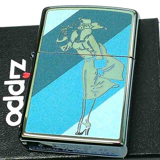 ZIPPO ライター ウィンディ ガール ジッポ ティール グリーン