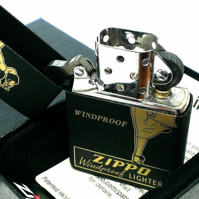 楽天市場】ジッポ ライター ウィンディガール 黒金 ZIPPO社広告