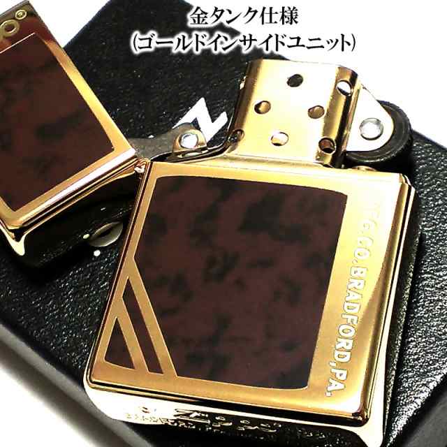 ZIPPO ライター ジッポ クラシック マーブル ゴールド＆ブルー 金 