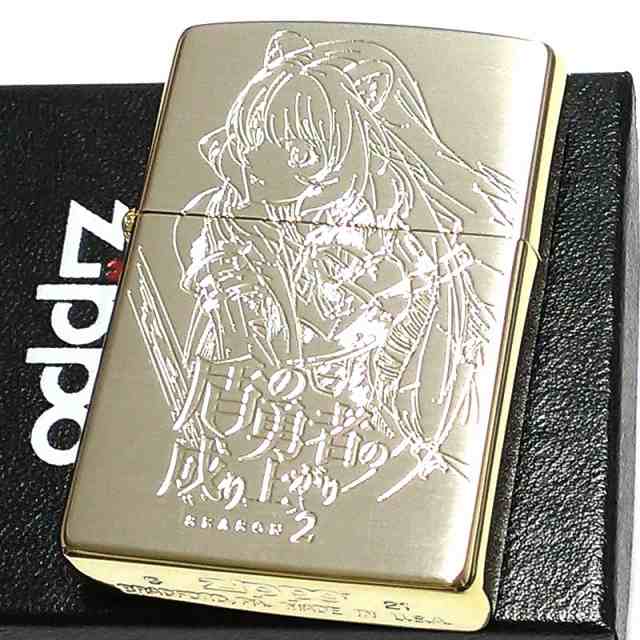 ZIPPO 盾の勇者の成り上がり season2 ラフタリア ジッポ ライター アニメ シルバー＆ゴールド キャラクター メンズ