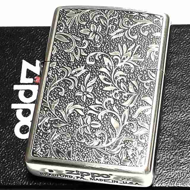 送料無料☆zippo☆2面☆龍神メタル☆アンティークシルバー☆ジッポ