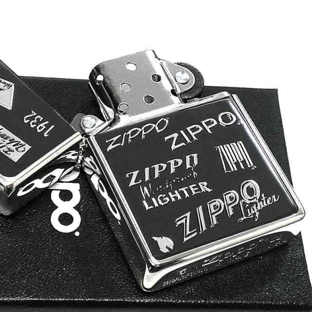 ZIPPO ロゴ ジッポー ライター かっこいい エッチング彫刻 両面加工