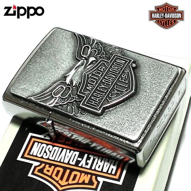 ZIPPO ハーレー ダビッドソン ロゴ イーグル メタル かっこいい ジッポライター 渋い シルバー おしゃれ メンズの通販は