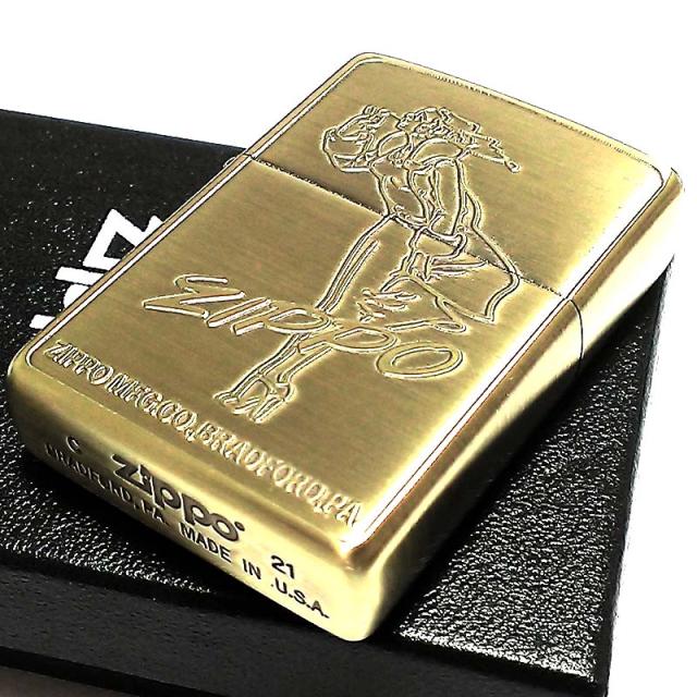 ZIPPO ライター レトロモチーフ ウィンディ ジッポ ブラス 真鍮古美 ジッポー かっこいい おしゃれ メンズ プレゼント ギフト_5
