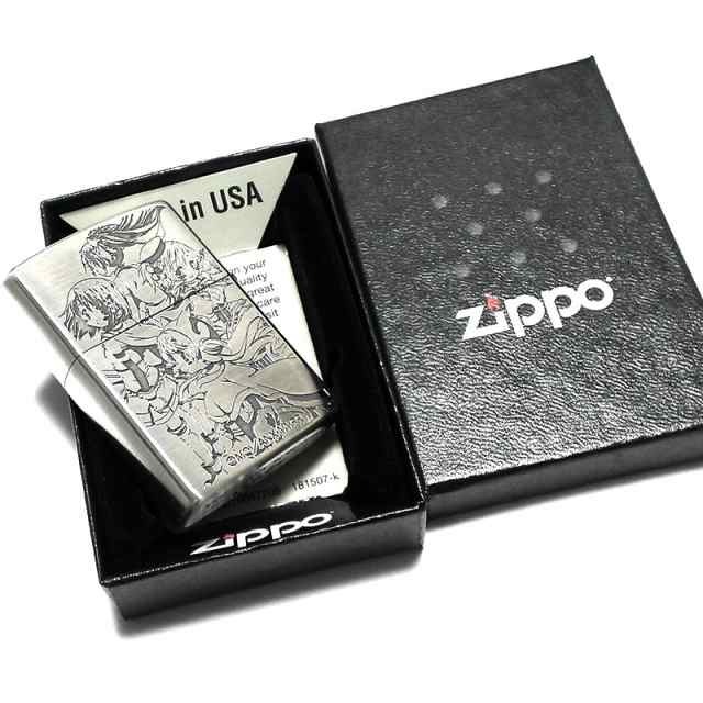 ZIPPO ライター 劇場版 魔法少女まどか☆マギカ [新編]叛逆の物語 まどマギ 両面加工 シルバー ジッポー 銀 可愛い アニメ キャラクター