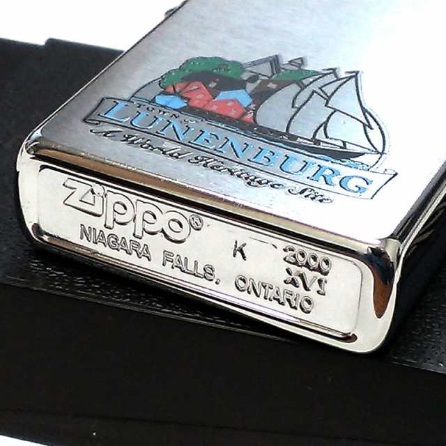 ZIPPO ライター カナダ製 2000年製 ルーネンバーグ オンタリオ製 廃盤 レアジッポ ビンテージ 珍しい ヴィンテージ 絶版