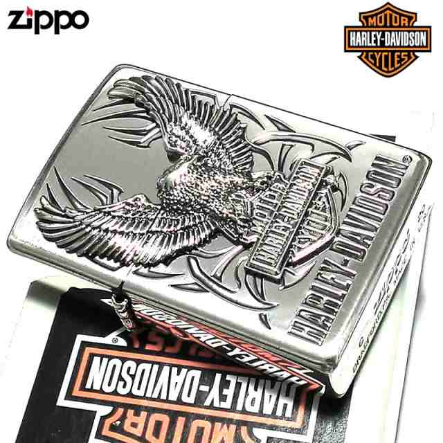 ZIPPO ライター ハーレーダビッドソン ジッポ シルバー ビッグメタル