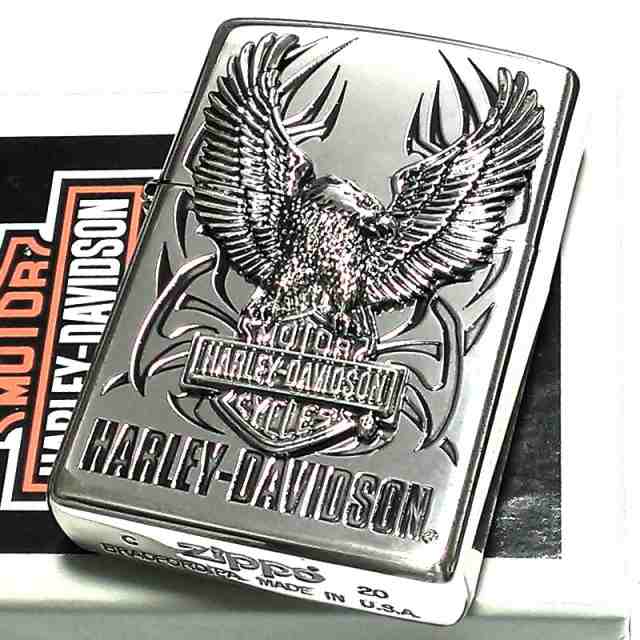 ZIPPO ライター ハーレーダビッドソン ジッポ シルバー ビッグメタル