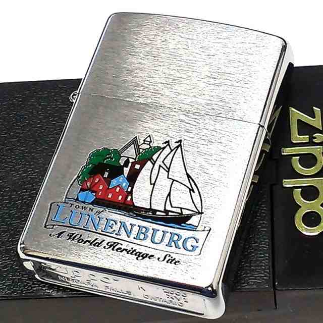 ZIPPO ライター カナダ製 2000年製 ルーネンバーグ オンタリオ製 廃盤 レアジッポ ビンテージ 珍しい ヴィンテージ 絶版 未使用品 ライター