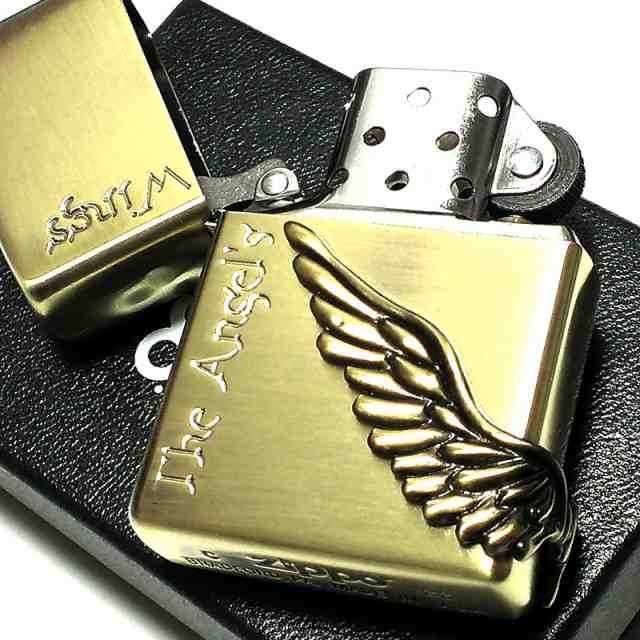 ZIPPO エンジェルウィング ジッポ ライター 大型3面メタル