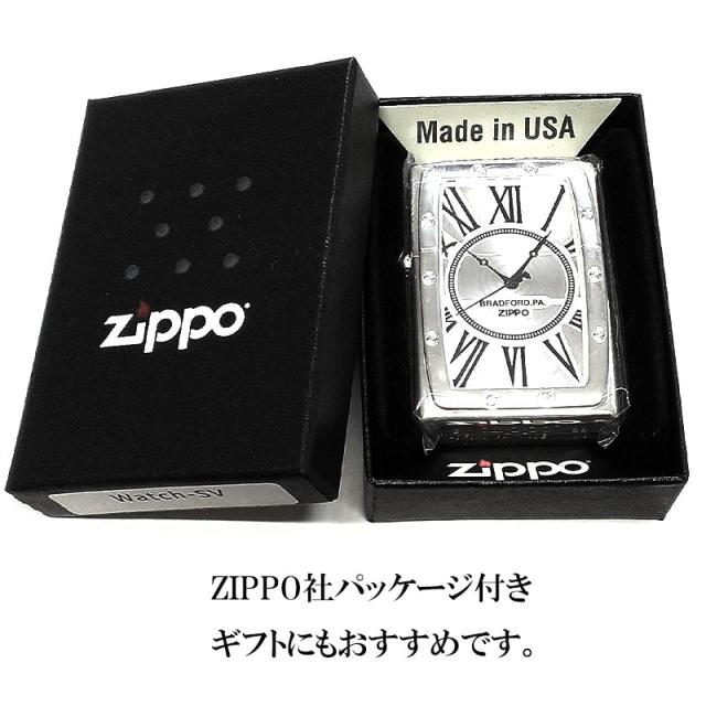 Zippo U.S BRADFORD. PA アンティークライター 時計付き 【公式通販】