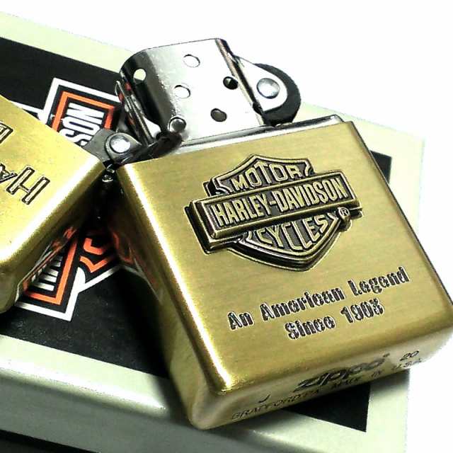 Harley Davidson Zippo アンティークゴールド