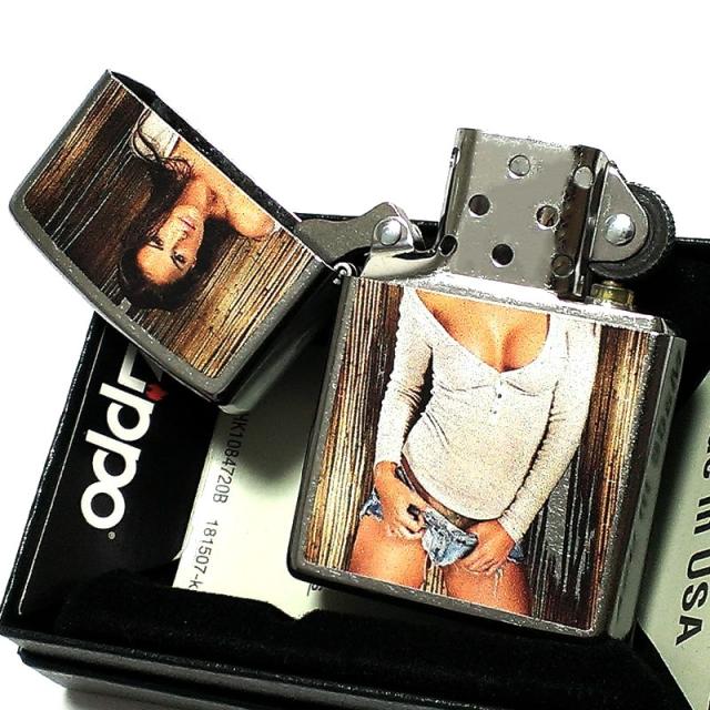 ZIPPO ライター セクシー レディ ジッポ シルバー かっこいい おしゃれ 