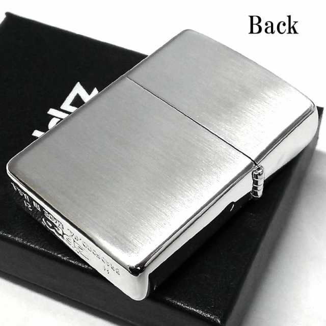 ZIPPO ライター ドルフィンメタル ジッポ シルバーサテン イルカ