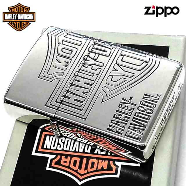 ZIPPO ハーレー ダビッドソン ロゴデザイン サイド彫刻シルバー