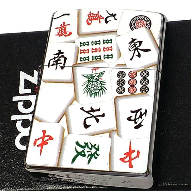 ZIPPO ライター 麻雀 こくしむそう ジッポ 国士無双 ホワイト おしゃれ ギャンブル 可愛い 役満 レディース メンズ ギフト 7,040円