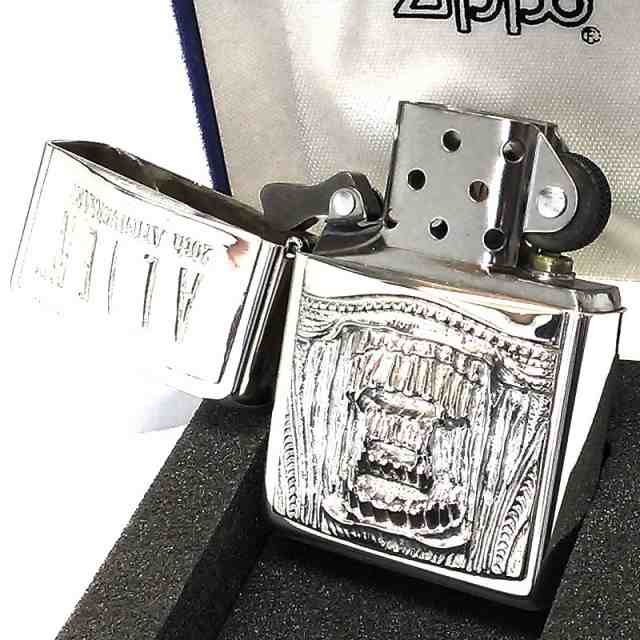 ZIPPO ライター スターリングシルバー 限定 映画 エイリアンフェイス