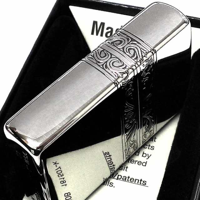 ZIPPO ライター おしゃれ ユリアラベスク 3面連続彫刻 中世模様 ジッポ