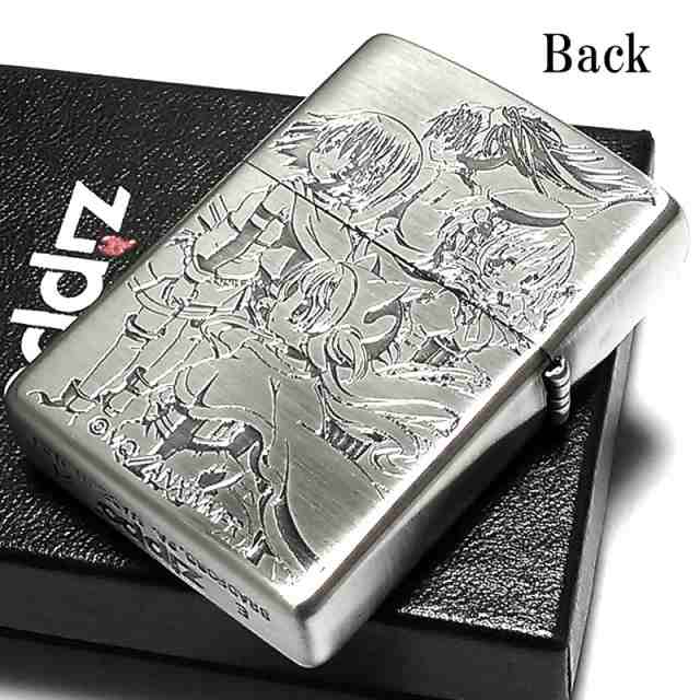 ZIPPO ライター 劇場版 魔法少女まどか☆マギカ [新編]叛逆の物語 まどマギ 両面加工 シルバー ジッポー 銀 可愛い アニメ キャラクター