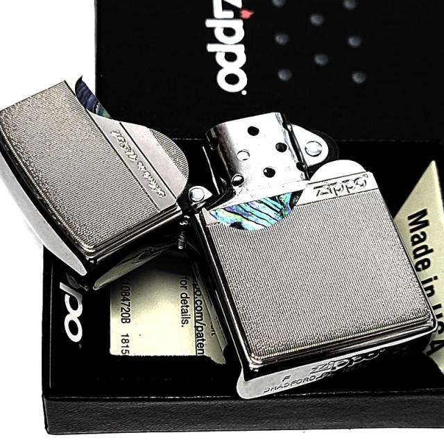 ZIPPO ライター 限定 トリックシェル ジッポー シルバー かっこいい 
