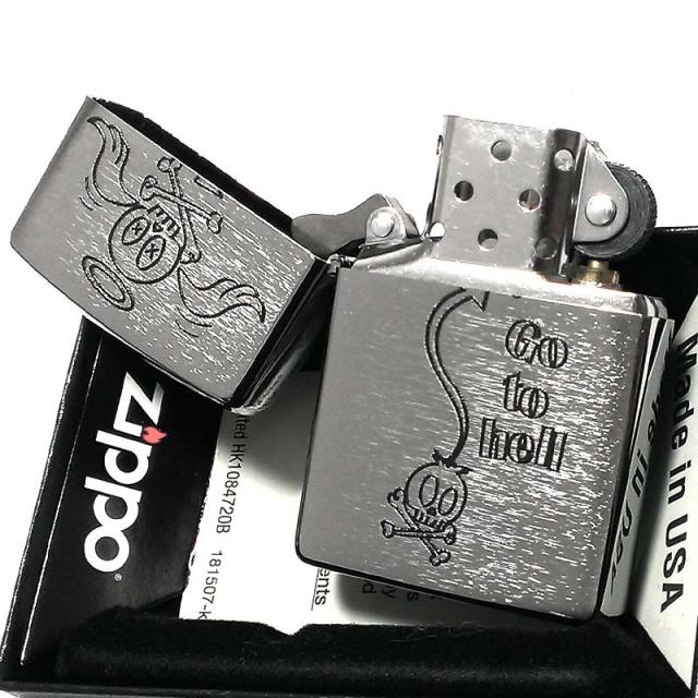 Zippo ライター スカル Go To Hell 可愛い ジッポ シルバー かっこいい おしゃれ レディース メンズ ギフト プレゼントの通販はau Pay マーケット Zippo ライター タバコケース 喫煙具のハヤミ Au Pay マーケット店