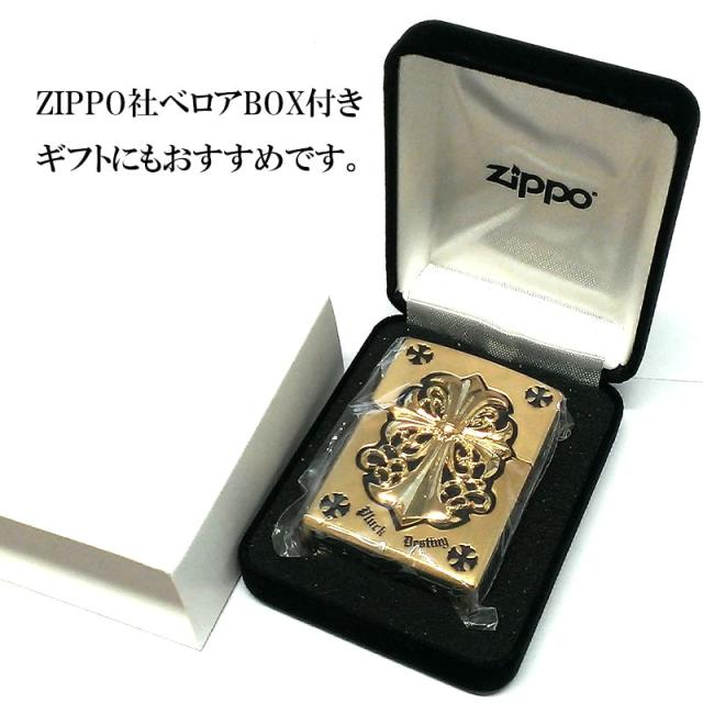 ZIPPO ライター メタルジャケット ジッポ 超重厚 艶消しゴールド クロスメタル 金タンク 5面デザイン 彫刻 メンズ 銀 十字架 プレゼント_6