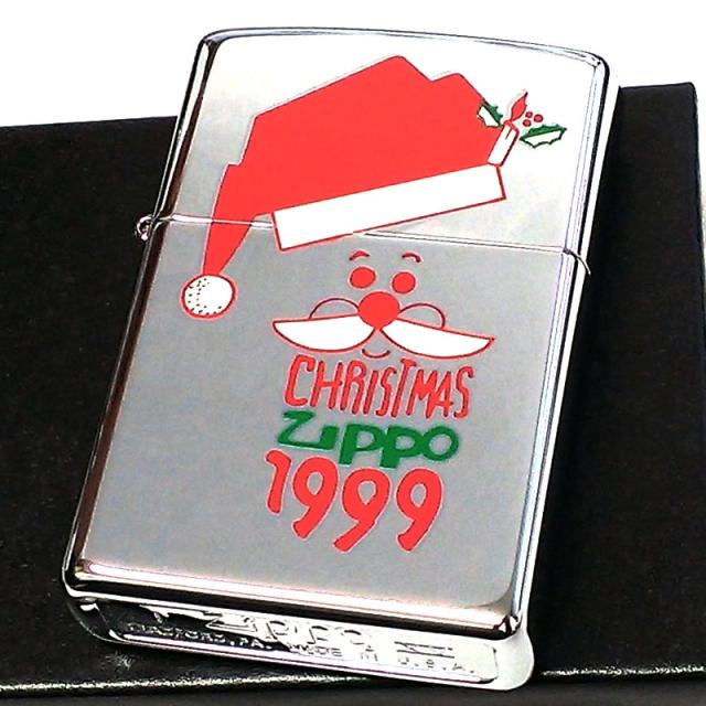 ZIPPO クリスマス 1点物 ジッポ ライター 1999年製 レア 絶版 ヴィンテージ Xmas サンタ シルバー ビンテージ 未使用品 珍しい おしゃれ の通販は 15,000円