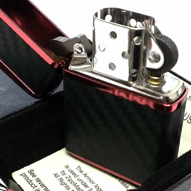 ZIPPO アーマー カーボン ジッポ ライター イオンレッド