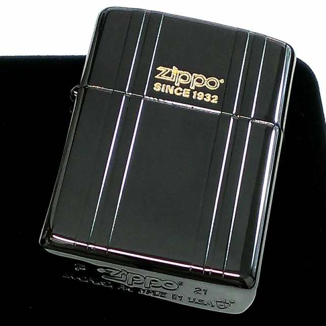 ZIPPO ライター 限定 ジッポ アーマー ダブルストライプ ロゴ 両面加工 ...