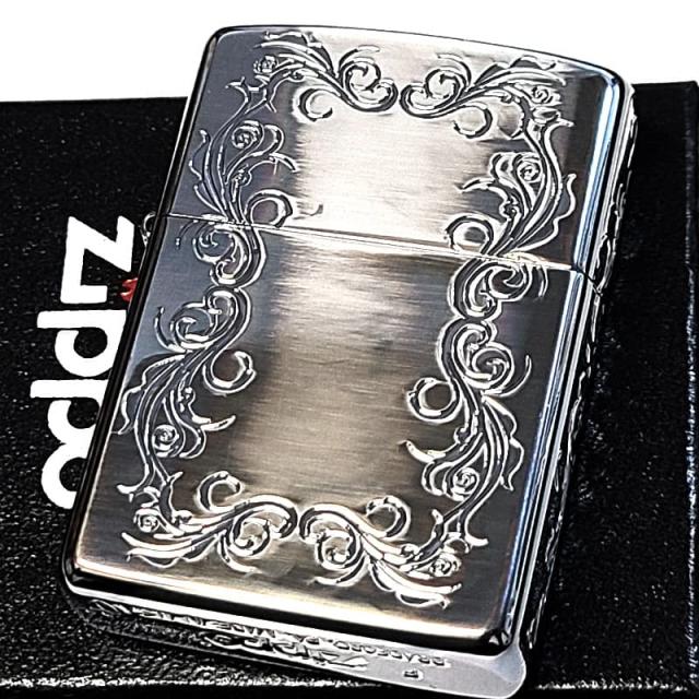 アーマーZIPPO 五面　アラベスク　いぶし　新品　フラワー　ジッポ　ライター ZIPPO アーマー ジッポ ライター アラベスク 5面彫刻