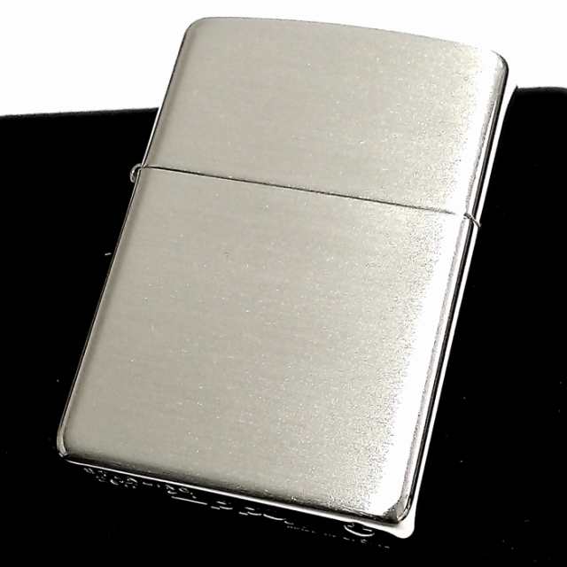 ZIPPO アーマー 純銀 スターリングシルバー ジッポ ライター 重厚モデル ブラッシュ仕上げ かっこいい サテン メンズ レディース 銀無垢