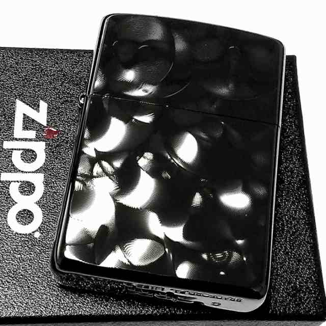 ZIPPO アーマー ブラックチタンロール ジッポ ライター チタン加工 彫刻 両面加工 黒 かっこいい 重厚 おしゃれ メンズ ギフト