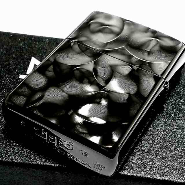 ZIPPO アーマー ブラックチタンロール ジッポ ライター チタン加工