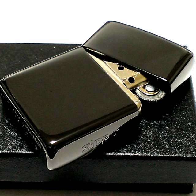 ZIPPO アーマー ジッポ ライター ブラック チタン加工 サイドロゴ入り