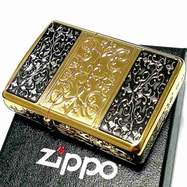 オリジナル 2GI-ART ジッポライター Zippo アラベスク ゴールド タバコ