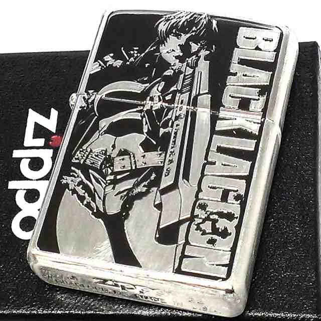 ZIPPO ライター ブラックラグーン レヴィ ジッポ シルバー 両面加工 ユーズド加工 ブラック キャラクター アニメ かわいい  レディースの通販はau PAY マーケット - ZIPPO ライター タバコケース 喫煙具のハヤミ au PAY マーケット店 | au PAY  マーケット－通販サイト