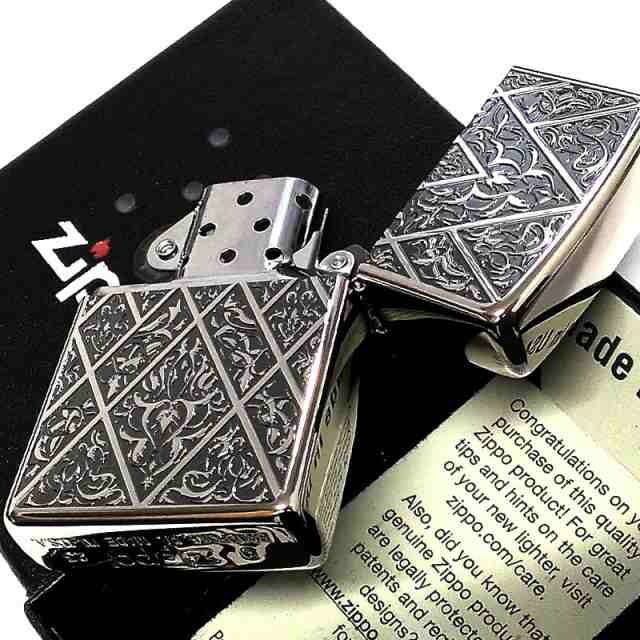 ZIPPO ライター ブラッククロス ジッポ かっこいい 十字架 彫刻 シルバー 中世模様 アラベスク 両面加工 おしゃれ 銀燻し メンズの通販はau  PAY マーケット - ZIPPO ライター タバコケース 喫煙具のハヤミ au PAY マーケット店 | au PAY マーケット－通販サイト