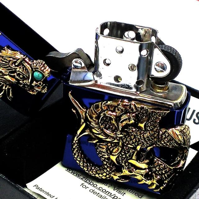 ZIPPO ライター 一点物 レアナンバー ジッポ 限定 ドラゴン