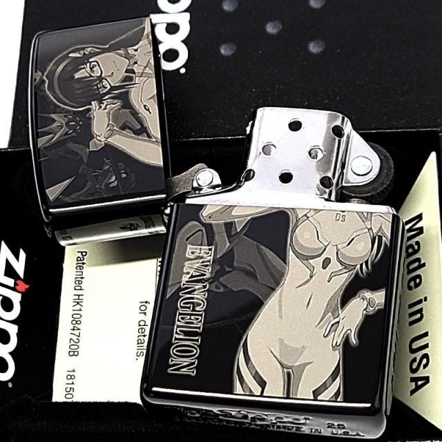 ZIPPO ライター 限定 新世紀エヴァンゲリオン 真希波・マリ・イラストリアス改８号機γ ジッポ レーザー彫刻 かっこいい シリアルナンバー入り ブラックチタンコーティング アニメ おしゃれ 黒 メンズ レディース プレゼント ギフト_2