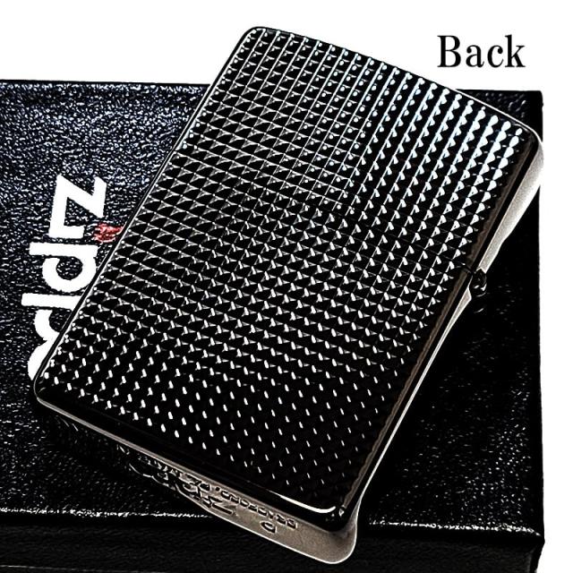 ZIPPO アーマー ファインラティス ジッポ ライター 両面加工 ブラックニッケル かっこいい 綺麗 シンプル 黒 細密彫刻 メンズ おしゃれ ギフト プレゼント_2