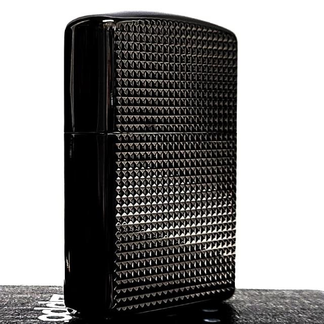 ZIPPO アーマー ファインラティス ジッポ ライター 両面加工 ブラックニッケル かっこいい 綺麗 シンプル 黒 細密彫刻 メンズ おしゃれ ギフト プレゼント_4