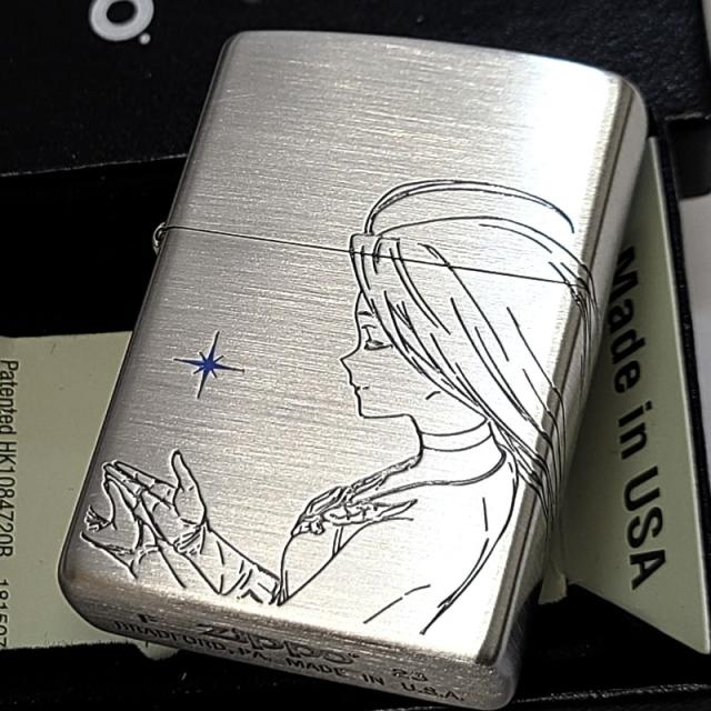 ZIPPO ライター グランブルーファンタジー ジッポ ルリア グラブル かわいい 三面加工 シルバー キャラクター ゲーム 彫刻 メンズ 銀 レディース おしゃれ ギフト プレゼント