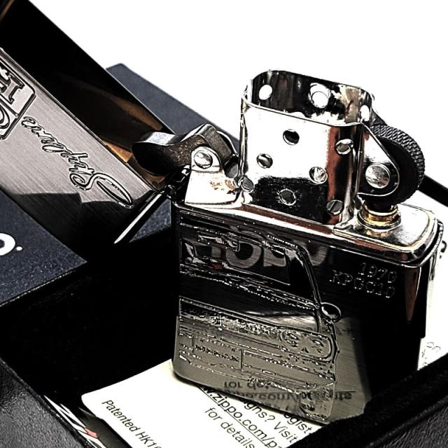 ZIPPO ライター 限定 スカイラインGT-R ブラックサテン&ミラー 両面加工 ジッポ 日産公認モデル GTR-KPGC10 シリアルナンバー入り かっこいい ハコスカ 旧車 メンズ 黒 ギフト プレゼント_3